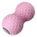 Fomiyes peanut massage ball Double Lacrosse massage massage devices Double lacrosse mobility trigger point massage ball peanut massager EPP The shoulder fitness tools pink