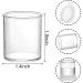 Set of 100 Mini Plastic Paint Cups with Lids - 0.85 Oz Clear Paint Storage Jars for Kids Art Crafts - Buy Online on GoSupps.com