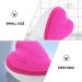 Angoily Love Cleansing Brush Face Scrub Manual Face Wash Brush Face Massaging Brush Skin Care Face Brush Heart Facial Cleaning Brush Manual Facial Washing Brush Handheld Scrubber - Buy Online on GoSupps.com