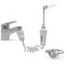 Water Flosser SOWASH Travel Faucet Oral Irrigator Dental Water Floss It Connects Directly to The Faucet Non-Electric Dental Irrigator with Vortice Tip + Travel Adapter Italian Product