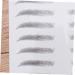 Ipetboom 2pcs 3d Eyebrow Stickers Eyebrow Sissor Kit -like Imitation Eyebrow Water Proof 6 Stickers - Buy Online on GoSupps.com