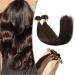 SEGO Bondings Extensions Real Hair - (1g/strand) Hair Extension Keratin U-Tip Remy Human Hair 100 Strands Dark Brown#2 20"(50cm)