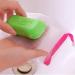 100 PCS Exfoliating Mesh Soap Pouch - Soap Saver Drawstring Bags - Random Color - 9*15cm - Buy Online on GoSupps.com