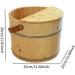 Bassin de bain de pieds en bois offrant des solutions portables permettant profiter bains pieds relaxants dans divers endroits. Bassin bain domestique en bois pais - Buy Online on GoSupps.com
