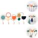 HOOTNEE Door Hook Heavy Duty Clothes Rack Over The Door Towel Rack Coat Hat Hanging Rack Heart-Shaped Hanger - Buy Online on GoSupps.com