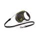 Flexi Black Design Cord Green Small 5m Retractable Dog Leash/Lead for dogs up to 12kgs/26lbs Small (5m)