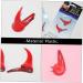 Beaupretty 1 Set 2 Pairs Cute Hair Accessories Hair Accessories for Prom Devil Horn Barrettes Ox Horn Hairpin Gothic Horn Headband Hair Clip Red Plastic Horns Halloween - Buy Online on GoSupps.com