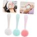  HONMEET 3 Pieces Cleansing Brush Facial Cleansing Brushes For Cleansing And Exfoliating Facial Care Lip Scrub Cleansing Brush Clean Cleansing Brush Silica Gel - Buy Online on GoSupps.com