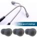 eMagTech Soft Earplug Replacement - 20Pcs Silicone Noise Cancelling Ear Plugs for Stethoscope - Comfortable Grey Accessories - Buy Online on GoSupps.com