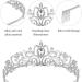 Elegant Crystal Tiara Headband | Rhinestone Bridal Crown & Princess Crown for Weddings & Birthdays - Buy Online on GoSupps.com