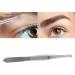 Professional Stainless Steel Eyebrow Tweezers - Hair Removal Tool for Women & Men | Facial Makeup Essential - Buy Online on GoSupps.com