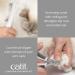 Catit Grooming Kit for Medium-Longhaired Cats. Canister includes 5 tools: Pin brush Long dematter metal slicker brush grooming comb with rolling pins and curved nail clippers - Buy Online on GoSupps.com