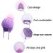 LANGZHEN Toddler Winter Hat Earflap Knit Cap for Baby Boys Girls 2-4 Years - Purple - Buy Online on GoSupps.com