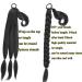 24 Inch 1B Wrap-Around Long Braids Ponytail Extension for DIY Hair Styles | Reusable Woman Braiding Ponytail | Sharopul - Buy Online on GoSupps.com