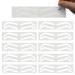 Guapa Disposable Eyebrow Design Stencil & Airbrush Tint Stickers - Easy Application for Perfect Brow Shaping | 3 Shapes Available - Buy Online on GoSupps.com