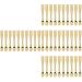 minkissy 40 Pcs Mask Spoon Metal Spatula Facial Cream Mask Scoop Mini Spoons Skin & Lab Eye Cream Spatula for Facial Cosmetic Spoon Cream Spoons Eye Cream Scooper Reusable Care Lipstick Abs