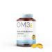 OM3 - Cod Liver Oil, Vitamin A and D -Immune Defenses - Vision -Normal frame - Maxi format -120 capsules