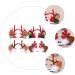 Holibanna 4 Couples Christmas Hair Clips - Reindeer Elk Moose Hair Accessories for Girls & Ladies - Buy Online on GoSupps.com