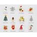 12 Shapes 3D Metal Christmas Nail Art Decoration Slice Alloy Jewelry Glitter Rhinestones Nail Stickers Decal Foil Wheel DIY Tools Manicure (03) - Buy Online on GoSupps.com