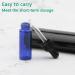 Rowiz 30 Pack 5ml Glass Drip Bottles for Essential Oils Lotions & Perfumes - Blue with Droppers & Caps - Buy Online on GoSupps.com