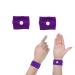 1 Pair Motion Sickness Wristbands Natural Nausea Relief Bands for Kids &Adults Anti-Nausea Wristbands for Car Sea Sickness Travel Sickness Pregnancy Morning Sickness (Purple)