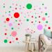 Colorful Polka Dot Wall Stickers for Kids Rooms - 264pcs, 8 Sizes, 12 Colors - Buy Online on GoSupps.com