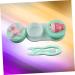 Buy Healeved 3pcs Cartoon Contact Lens Case Portable Lens Box & Storage with Pentagram & Little Fish Design for Travel International Shipping Available - Buy Online on GoSupps.com