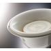 MHLE White Porcelain Platinum Rim Shaving Dish - Elegant and Durable - Buy Online on GoSupps.com