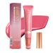 Liquid Blush Beauty Wand Matte Cream Blush Stick with Soft Cushion Applicator For Natural Cheek Tint Blendable Lightweight Long Lasting Dewy Finish makeup blush for Face(02 Peach Pink)
