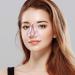 Silicone Nose Shaper Clip Nose Corrector Device Nose Bridge Straightener for Watch TV Shop Online with Nose Shaper (nose clip) P-urple nose clip