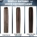 Buy Hetto Clip-In Extensions | Real Remy Hair Smooth Brown Highlights 35 cm 120g - Best Quality International Shipping - Buy Online on GoSupps.com