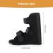 Ankle Straight Shoes - Stabilizer Boot for Foot Protection & Support | Sprain Recovery Foot Brace - Black - Buy Online on GoSupps.com