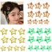 xbiez 10xCute Star Snap Hair Clip Set Lovely Hairpins Combination Hairpins for All Hair Headpieces Bangs Hair Pins Y2K Girls Diamond blue - Buy Online on GoSupps.com