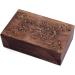 Handmade Decorative Wooden Jewelry Box - Birthday Gift Idea | Jewelry Organizer and Keepsake Box | Treasure Chest Trinket Holder Watch Box Storage - Buy Online on GoSupps.com