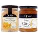 Ginger Bundle with Opies Crystallised Stem Ginger 200g with Opies Stem Ginger in Syrup 350g (2 Pack)