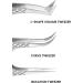 GMI Lash Tweezers - Set of 3 Fiber Tip Stainless Steel Extension Tweezers - Buy Online on GoSupps.com