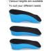 Buy Increasing Insoles for Men's Shoes - PU 2-4cm Sport Comfort Inserts | Height Increase Foot Pillows - Buy Online on GoSupps.com