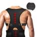 Adjustable Ergonomic Back Support Brace for Men & Women | Breathable Corrector for Lower & Upper Back | 2XL Size - Buy Online on GoSupps.com