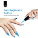 Beetles Aquarius Blue Gel Nail Polish 15ml - Soak Off Manicure Salon DIY Design - Buy Online on GoSupps.com