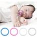 Jerliflyer 20-Piece Baby Pacifier Set | Safe Silicone O-Rings & Clips | Transparent Gift for Infants - Buy Online on GoSupps.com