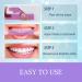 Purple Teeth Whitening Strips Sensitive Tooth Purple Kit Enamel-Safe Professional Treatments Coffee & Smoking Deep Stain Power Removal Residue-Free Non-Slip(7Pairs/Pack) - Buy Online on GoSupps.com
