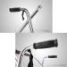 Foldable Wheelchair Walking Zimmer Frame with Padded Seat and 2 Wheels Crutch Rolling Transport Chairs for Elderly Disabled Interesting - Buy Online on GoSupps.com