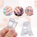 Healeved 1 Set Nail Set Manicure Kits Nail Art Clip Clear Nail Forms Nail Clip Nail Fixing Clips Nail Gel Dual Forms for Toenails White Finger Clip Stainless Steel and Nylon Fiber Lengthen - Buy Online on GoSupps.com