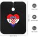Love Croatia Heartbeat Haircut Cape - Water Resistant Salon Gown for Men & Adults | eCommerce Styling Cape - Buy Online on GoSupps.com