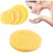 60 Pcs Facial Sponges Cleansing Compressed Facial Sponge Natural Make Reusable Professional Face Cleaning Sponge Pads for Facial Cleansing Exfoliating Mask Makeup Removal (Yellow One size) - Buy Online on GoSupps.com