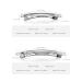 Buy 50 Medium-Sized Silver Metal Hair Clips - 2.36 Inch French Clips for Fine Hair | DIY Hair Accessories | International Shipping Available - Buy Online on GoSupps.com