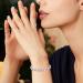 Vicmag Lymphatic Drainage Magnetic Bracelet for Women - Titanium Steel, Ultra Strength, Adjustable, Pink Heart Crystal - Gift Box Included - Buy Online on GoSupps.com