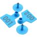 Buy M.Z.A Pig Ear Tags | Numbered Ear Tags for Pigs Hogs Sheep Cows & Goats - 001-100 Blue | International Shipping Available - Buy Online on GoSupps.com
