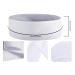 Bangshou 6-Pack Velcro Hair Bands for Spa & Makeup | White Frotte Hair Protection Bands for Showers & Cosmetics - Buy Online on GoSupps.com