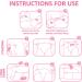 LittleForBig Baby Blushing Adult Printed Diapers 10 Pack - Pink, Size Medium 28-38 - Buy Online on GoSupps.com